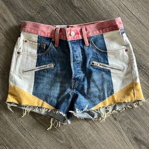 Levi’s multicolor denim shorts